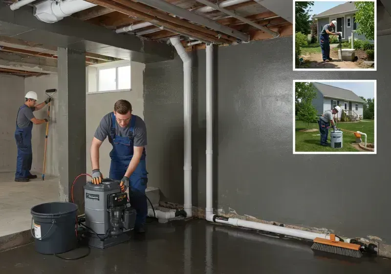 Basement Waterproofing and Flood Prevention process in Hazel Green, AL